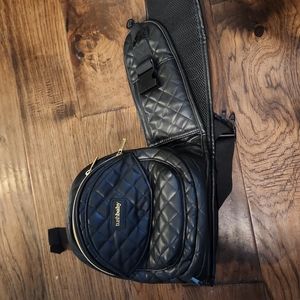 Tushbaby Black Leather